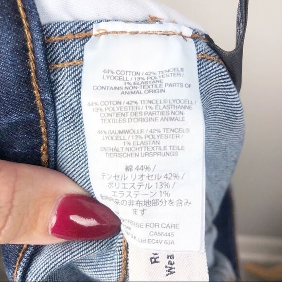 MADEWELL | 10” High-Rise Skinny Jeans Dark Wash Denim Women’s Size 26 (2) - Picture 9 of 9